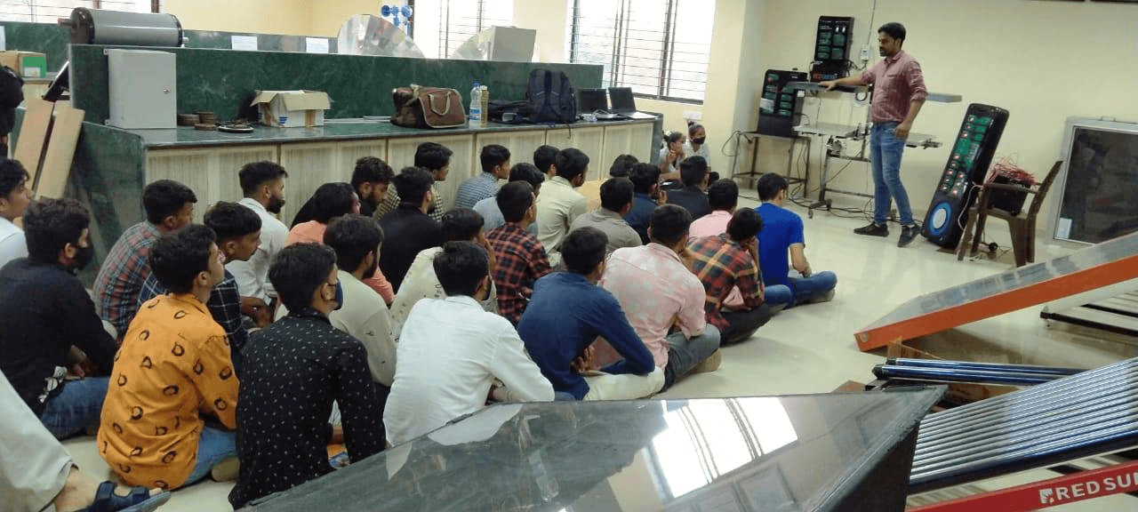 Students attending One-day Workshop