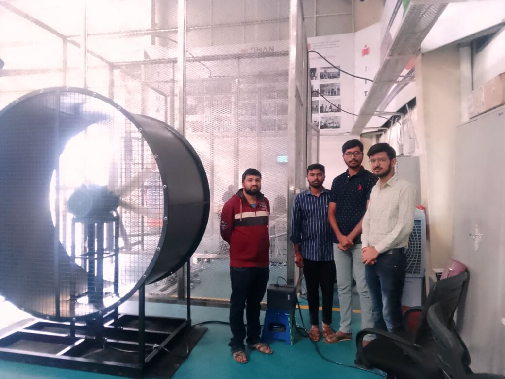 Ecosense Installs Artificial Wind Generation Unit at IIT Hyderabad