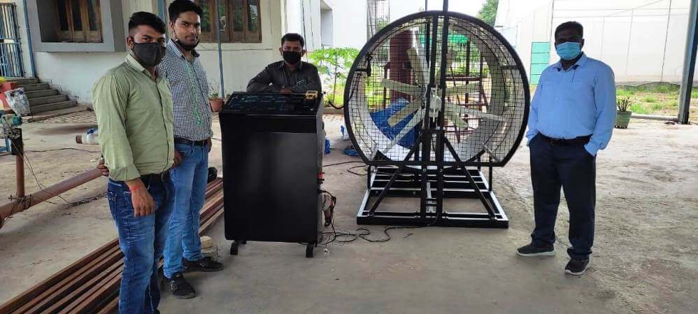 Fig. 2 Demonstration of Wind Energy Training System