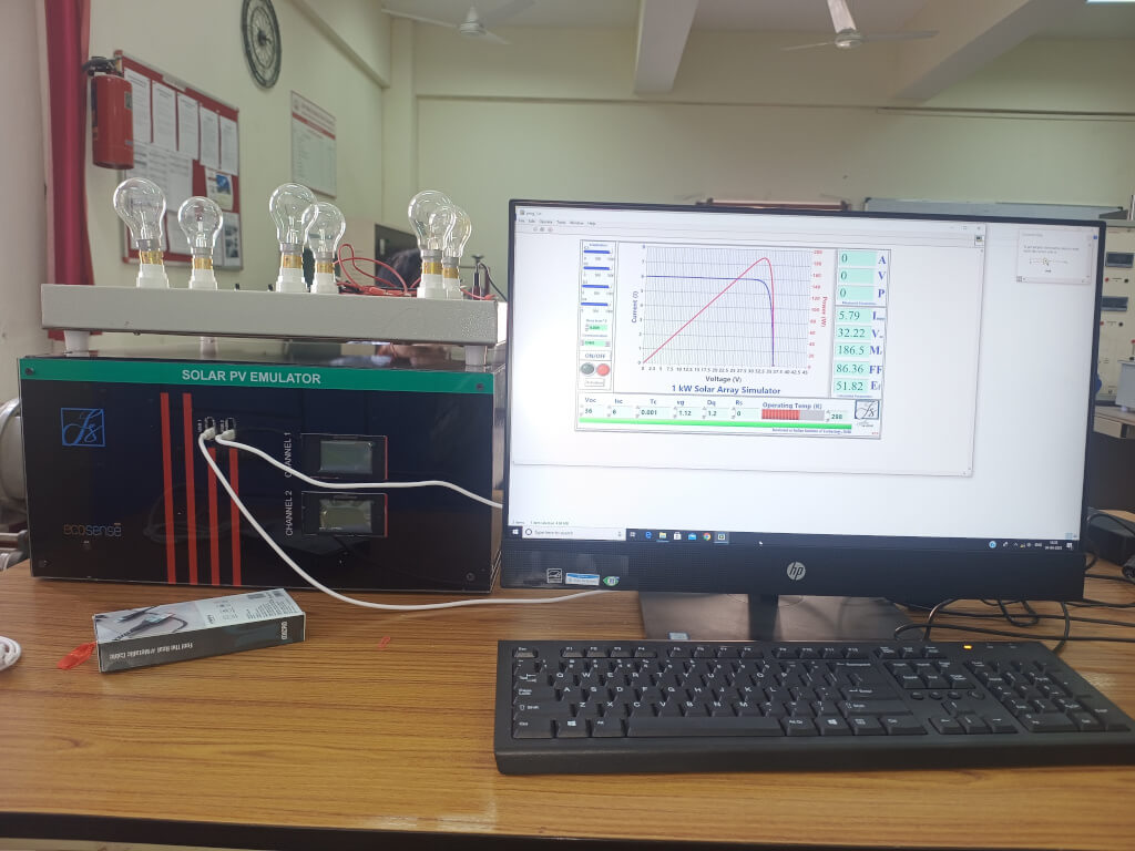 Ecosense Supplied Solar PV Emulator at SMVDU, Katra