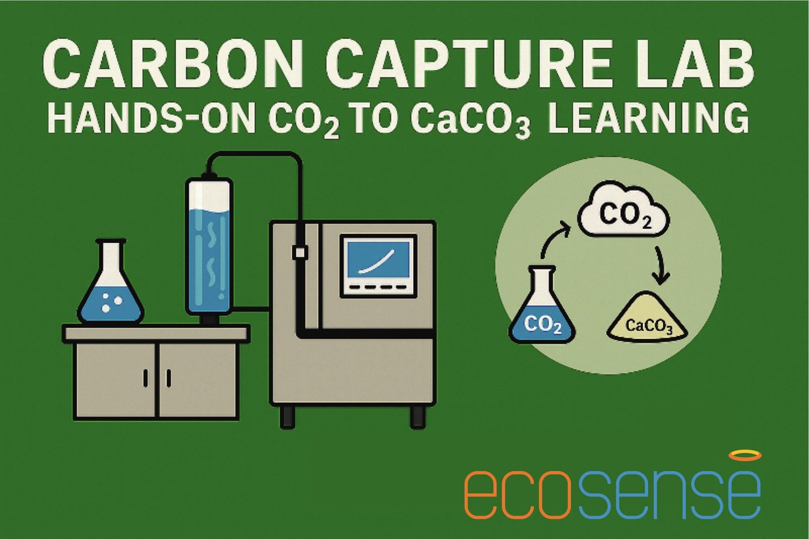 Carbon Capture Lab: Hands-On CO2 to CaCO3 Learning