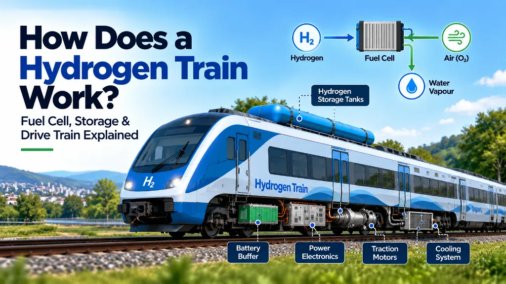 How Does a Hydrogen Train Work? Fuel Cell & Drivetrain
