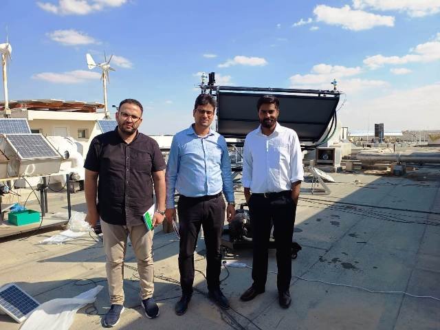 Ecosense installed a Solar Thermal Lab at the University of Sharjah, Sharjah