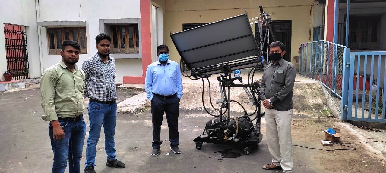 Solar Thermal & Wind Energy Lab Installation at College of Agriculture Engineering and Technology, Godhra, Gujarat