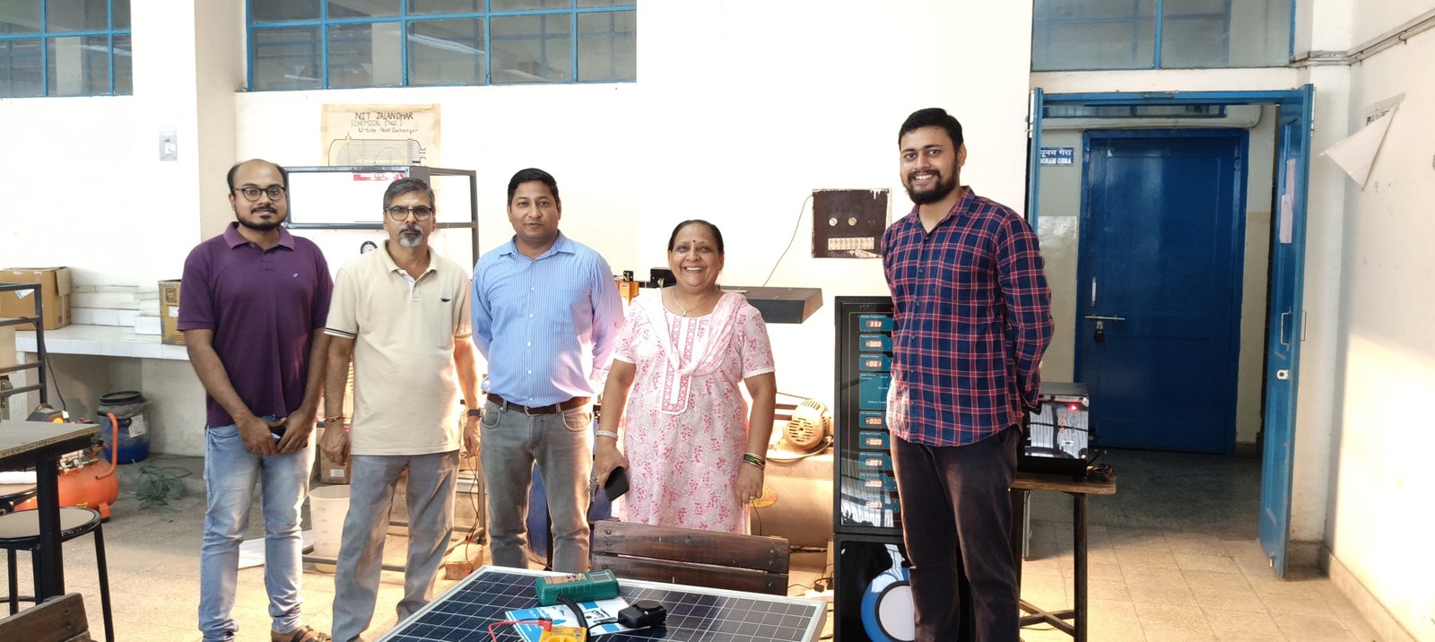 Ecosense supplied Solar PV and Solar Thermal Systems to NIT Jalandhar