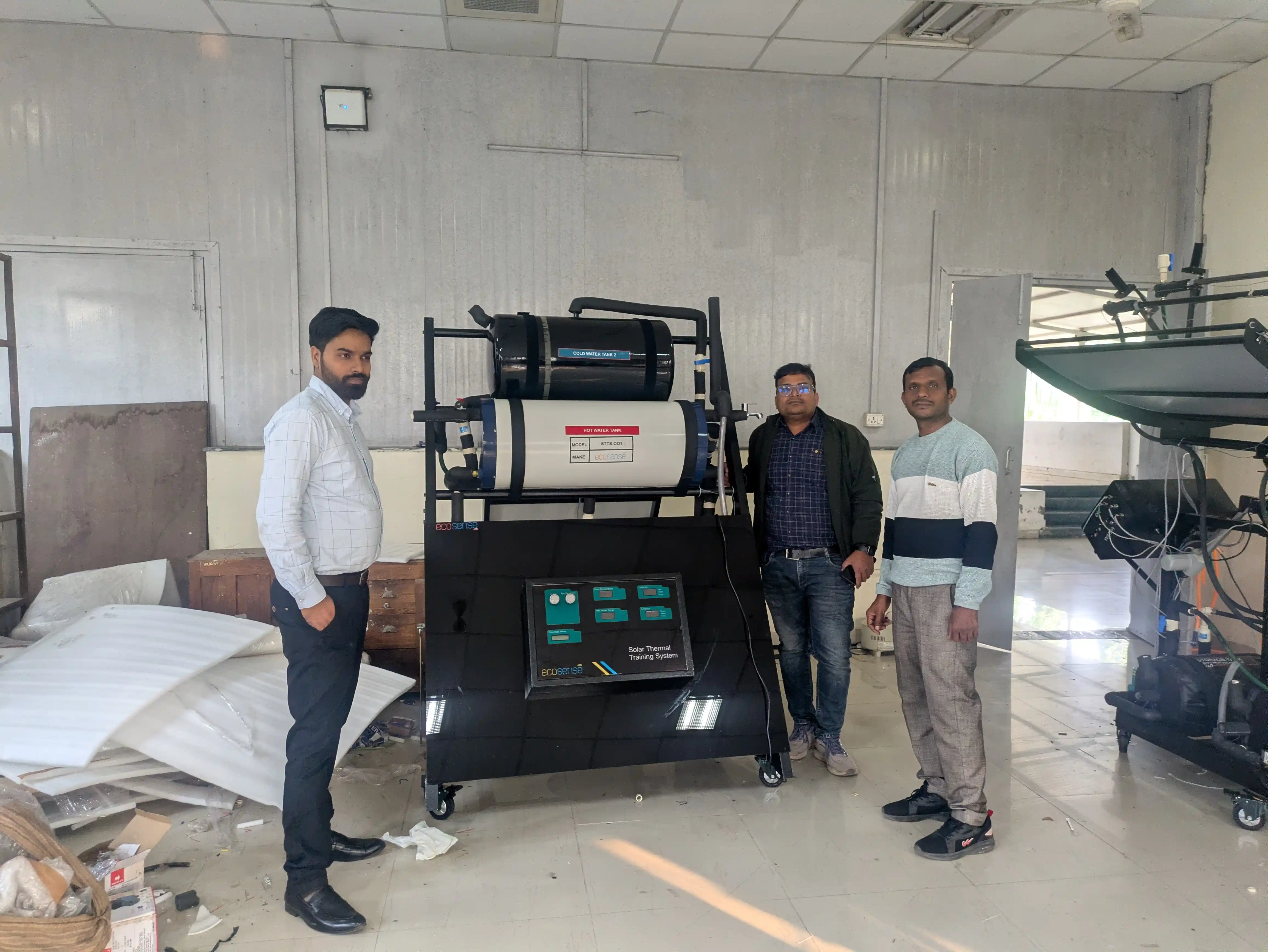 Solar PV, Solar Thermal & Wind Energy Lab Installation at MANIT Bhopal