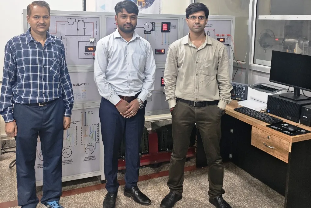 DFIG Wind Turbine Emulator Installation at Gati Shakti Vishwavidyalaya
