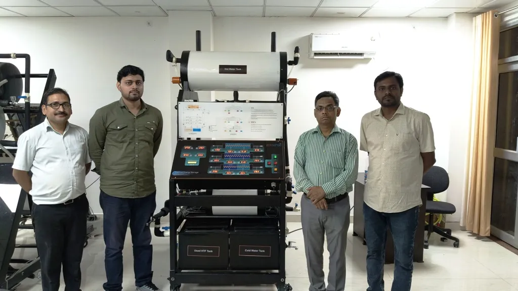Thermal Energy Storage System Installed at Madan Mohan Malaviya University of Technology
