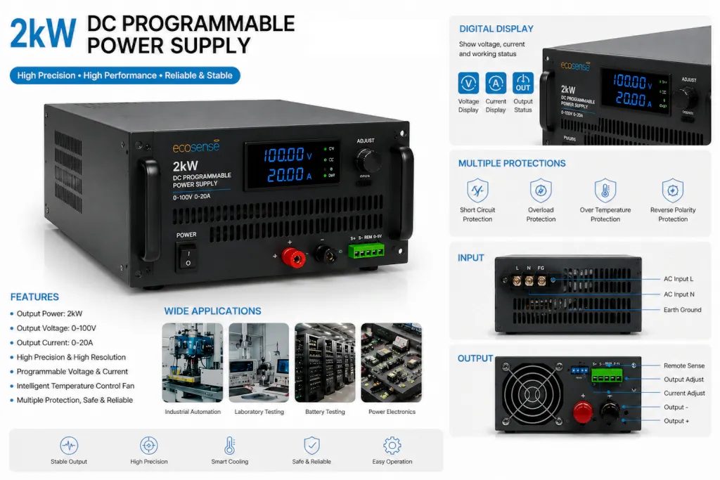2kW Programmable DC Power Supply
